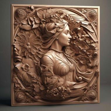 Patterns and decorations stl render 3 3d model